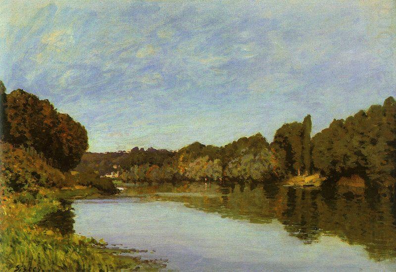 The Seine at Bougival, Alfred Sisley